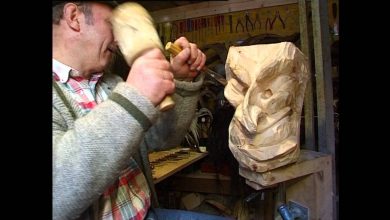 Krampuslauf in Gastein Der Krampuskopf